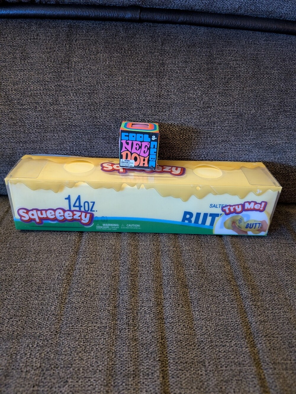 Squeezy Salted Butter 14 oz Squishy with Needoh  Cool Cube